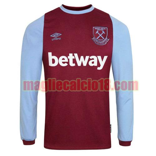 maglia west ham united 2020-2021 prima manga larga 